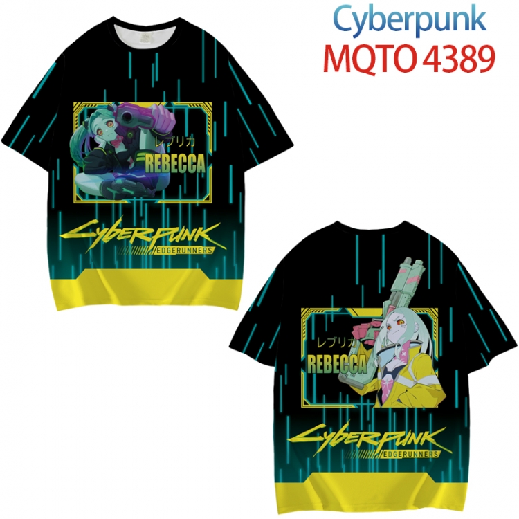 Cyberpunk Full color printed short sleeve T-shirt from XXS to 4XL MQTO-4389