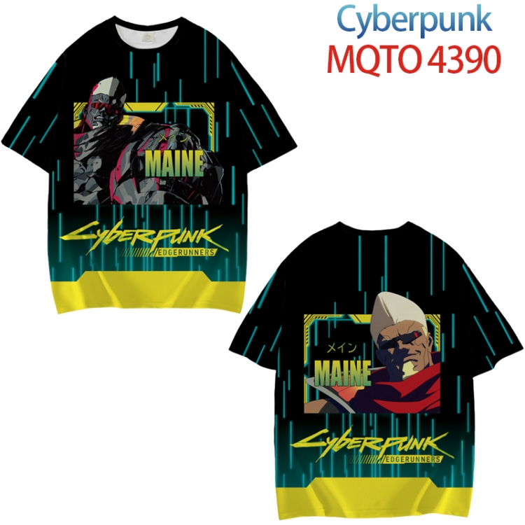 Cyberpunk Full color printed short sleeve T-shirt from XXS to 4XL MQTO-4390