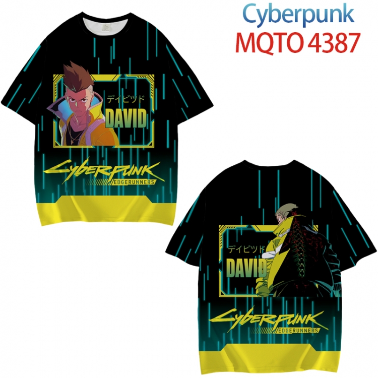 Cyberpunk Full color printed short sleeve T-shirt from XXS to 4XL MQTO-4387