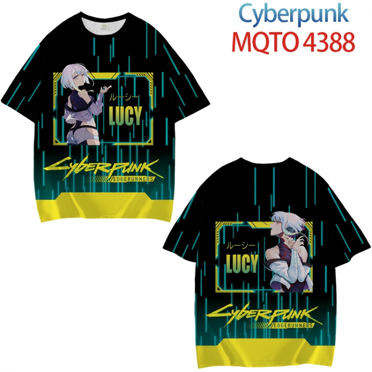 Cyberpunk Full color printed short sleeve T-shirt from XXS to 4XL MQTO-4388