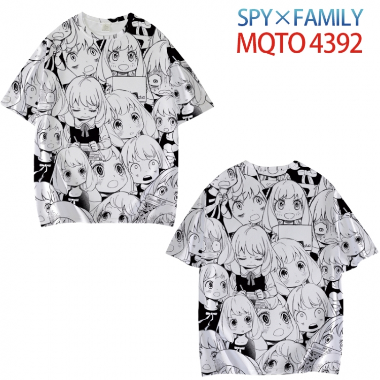 SPY×FAMILY Full color printed short sleeve T-shirt from XXS to 4XL MQTO-4392