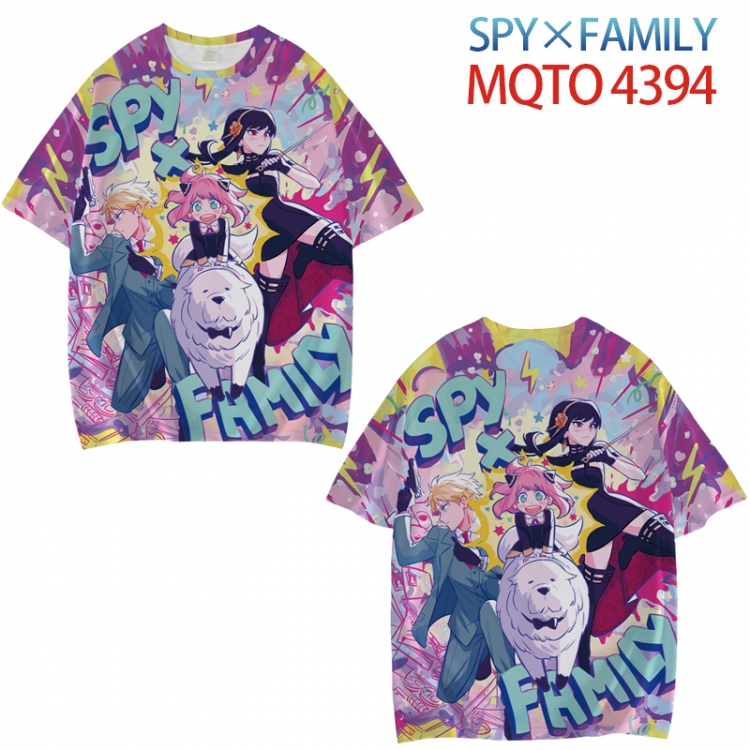 SPY×FAMILY Full color printed short sleeve T-shirt from XXS to 4XL  MQTO-4394