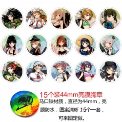 collection Anime round Badge B...
