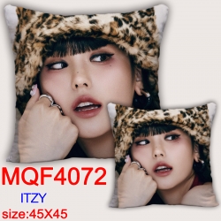 ITZY square full-color pillow ...