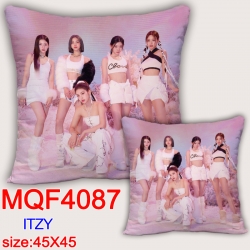 ITZY square full-color pillow ...