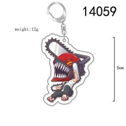 Chainsaw man Anime Acrylic Key...