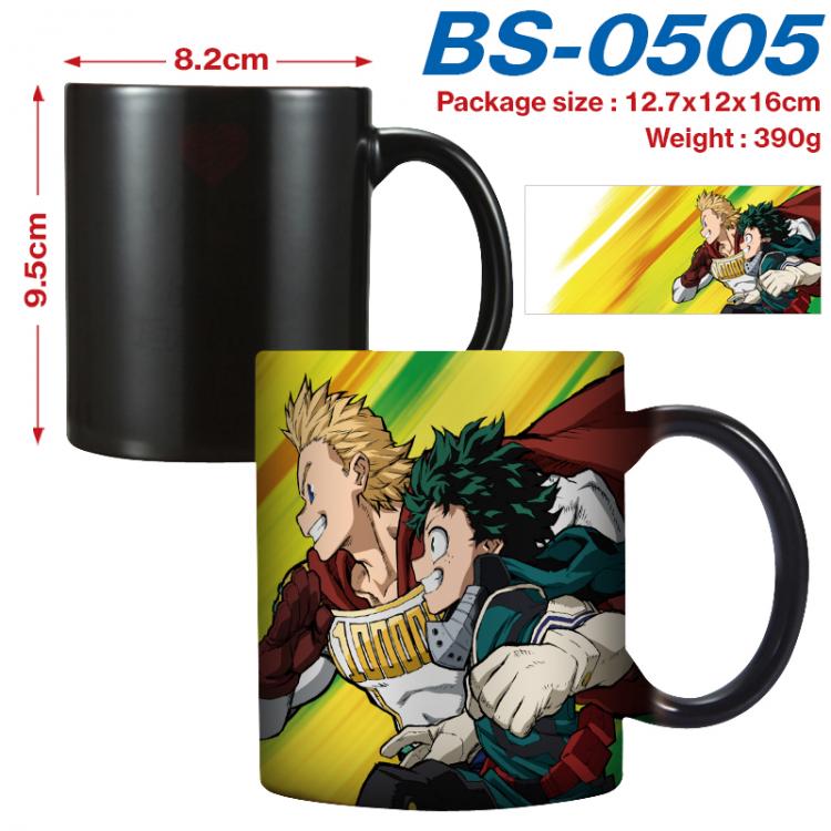 My Hero Academia Anime high-temperature color-changing printing ceramic mug 400ml BS-0505