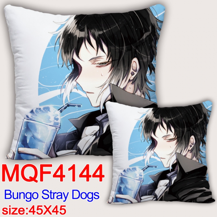 Bungo Stray Dogs  Anime square full-color pillow cushion 45X45CM NO FILLING MQF-4144
