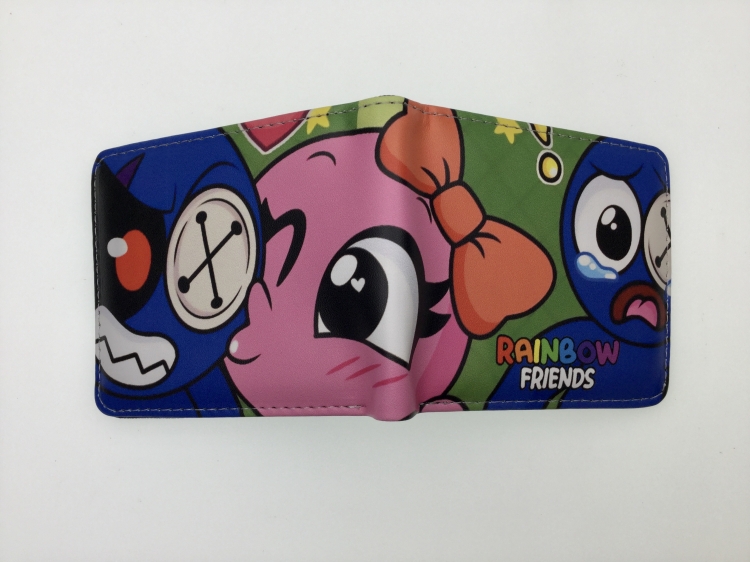 Rainbow friend Short card wallet fold in half 11X9.5CM 60G B1385