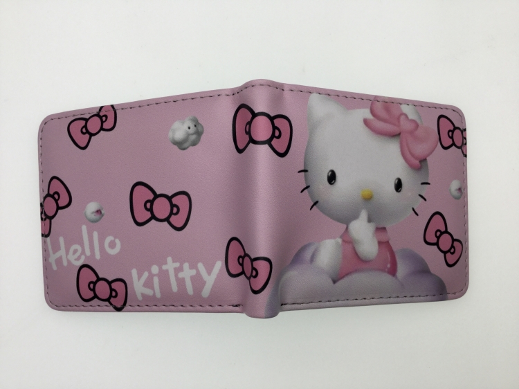 Hello Kitty Short card wallet fold in half 11X9.5CM 60G B1409