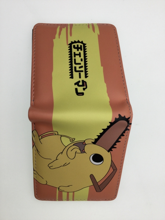 Chainsaw man Short card wallet fold in half 11X9.5CM 60G