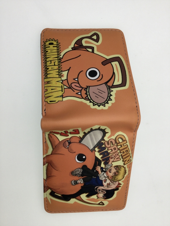 Chainsaw man Short card wallet fold in half 11X9.5CM 60G