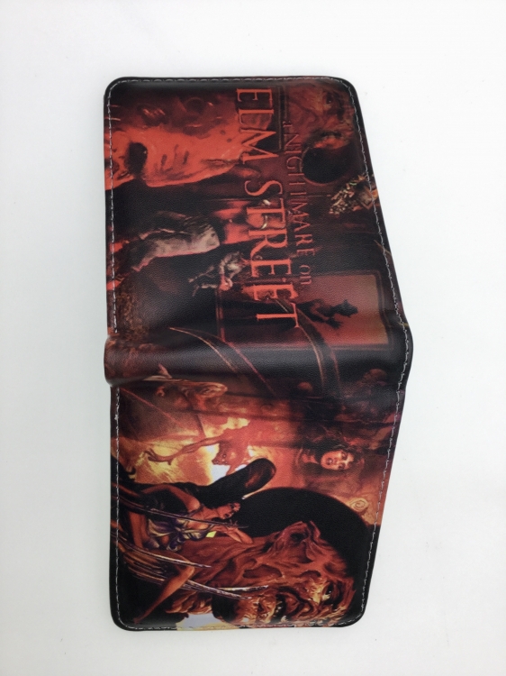 a Nightmare on Elm Street Short card wallet fold in half 11X9.5CM 60G