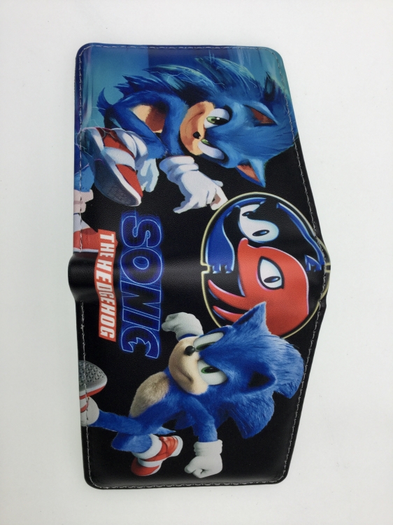 Sonic The Hedgehog Short card wallet fold in half 11X9.5CM 60G B1389