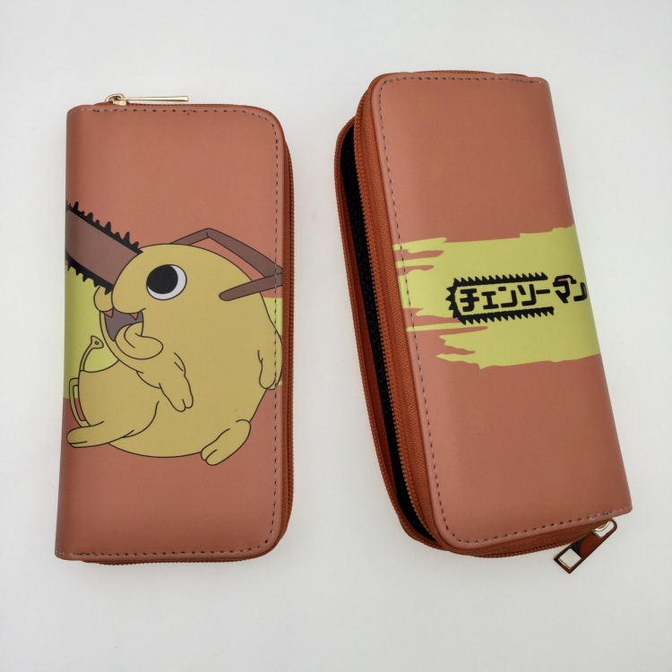 Chainsaw man Animation full-color printed long zipper wallet 507