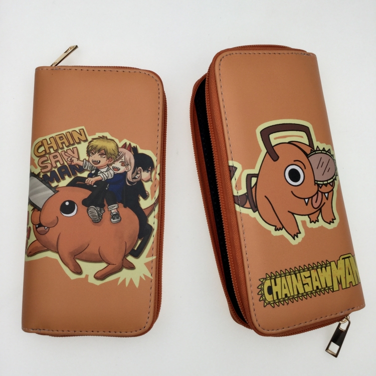 Chainsaw man Animation full-color printed long zipper wallet  508