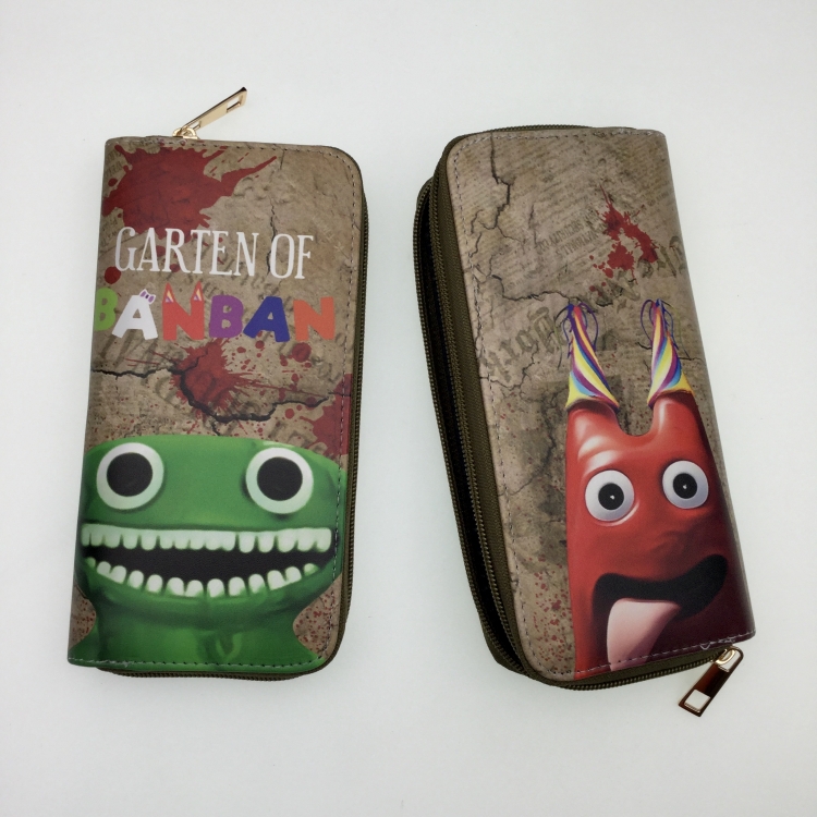 Garten of Banban Animation full-color printed long zipper wallet  504