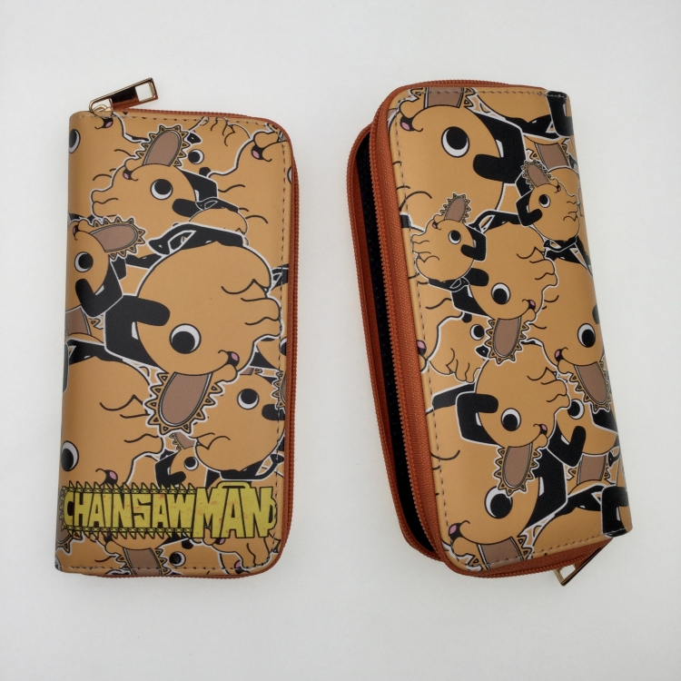 Chainsaw man Animation full-color printed long zipper wallet 509