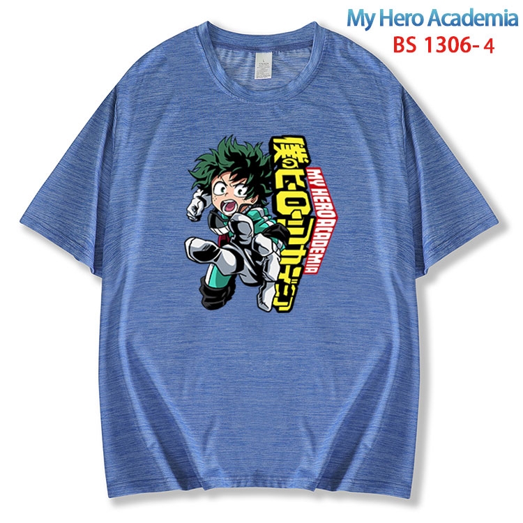 My Hero Academia ice silk cotton loose and comfortable T-shirt from XS to 5XL  BS 1306 4