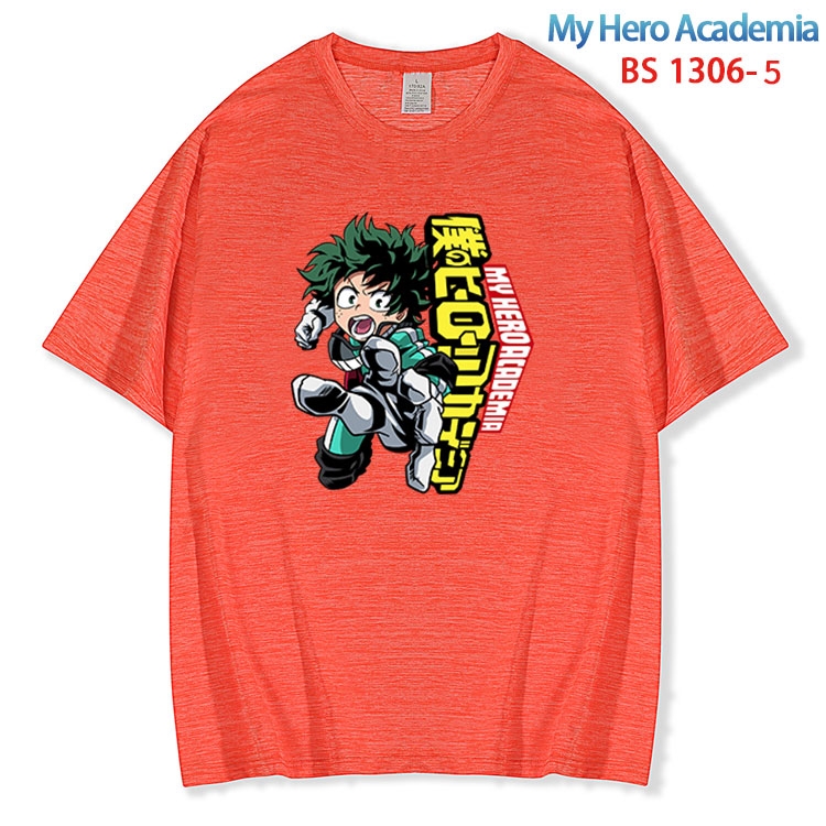 My Hero Academia ice silk cotton loose and comfortable T-shirt from XS to 5XL  BS 1306 5