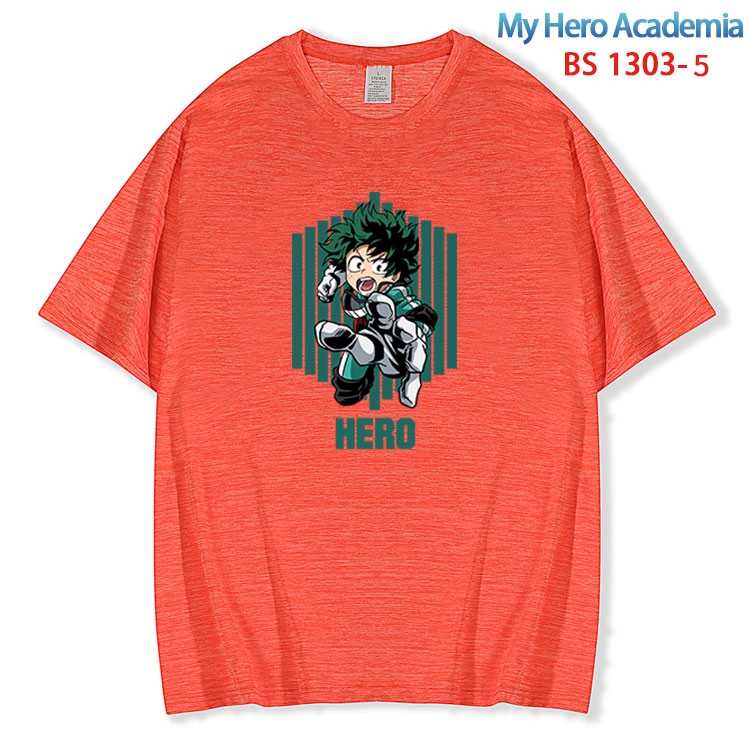 My Hero Academia ice silk cotton loose and comfortable T-shirt from XS to 5XL  BS 1303 5