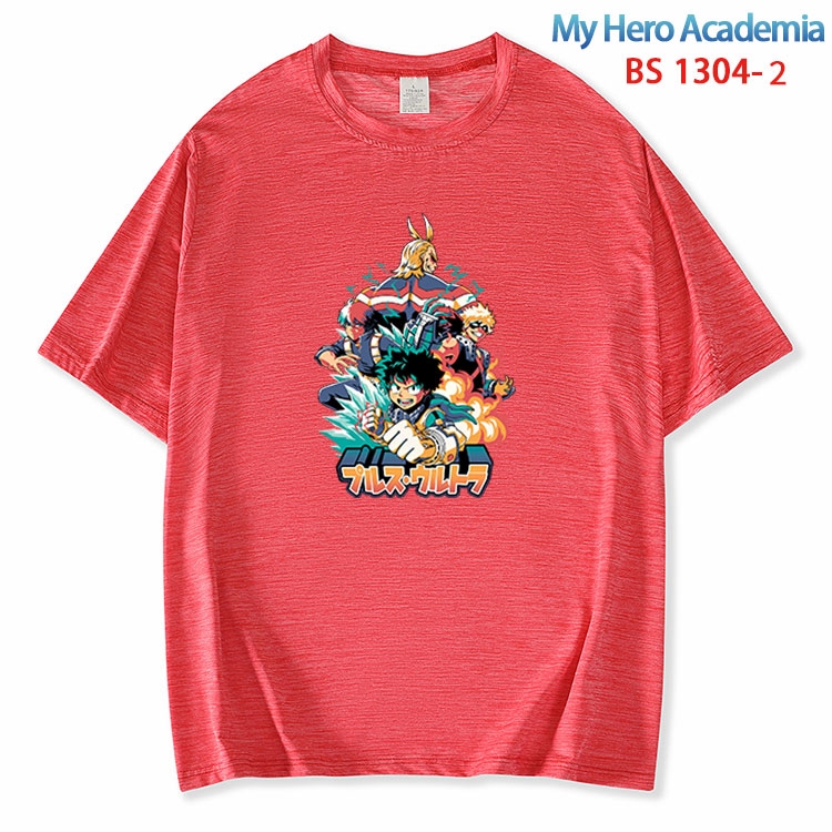 My Hero Academia ice silk cotton loose and comfortable T-shirt from XS to 5XL  BS 1304 2