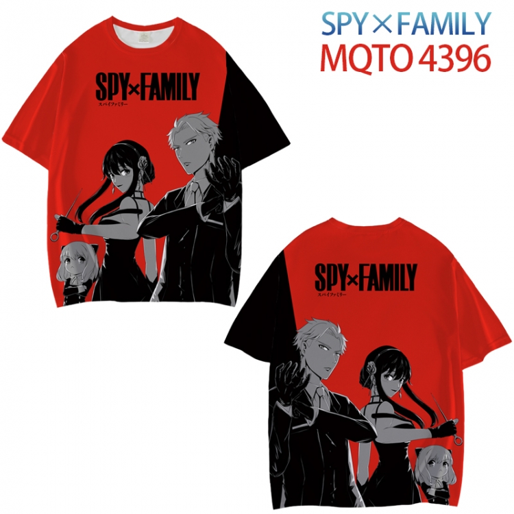 SPY×FAMILY Full color printed short sleeve T-shirt from XXS to 4XL MQTO-4396