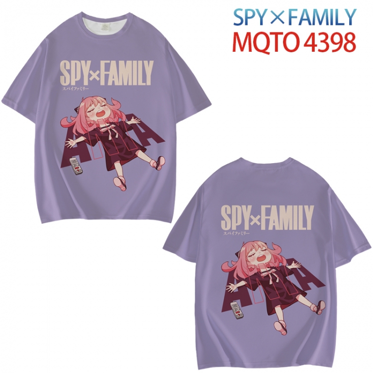 SPY×FAMILY Full color printed short sleeve T-shirt from XXS to 4XL  MQTO-4398