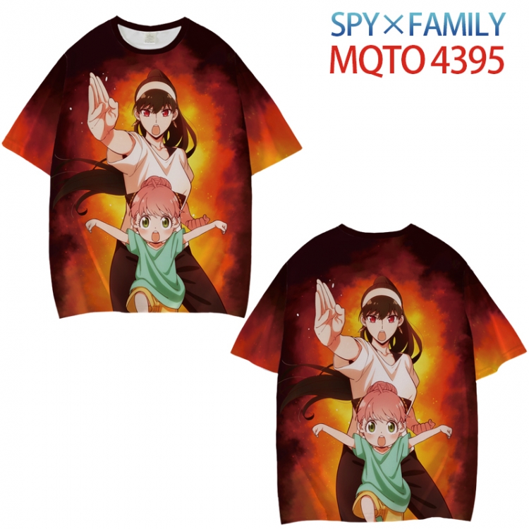 SPY×FAMILY Full color printed short sleeve T-shirt from XXS to 4XL MQTO-4400