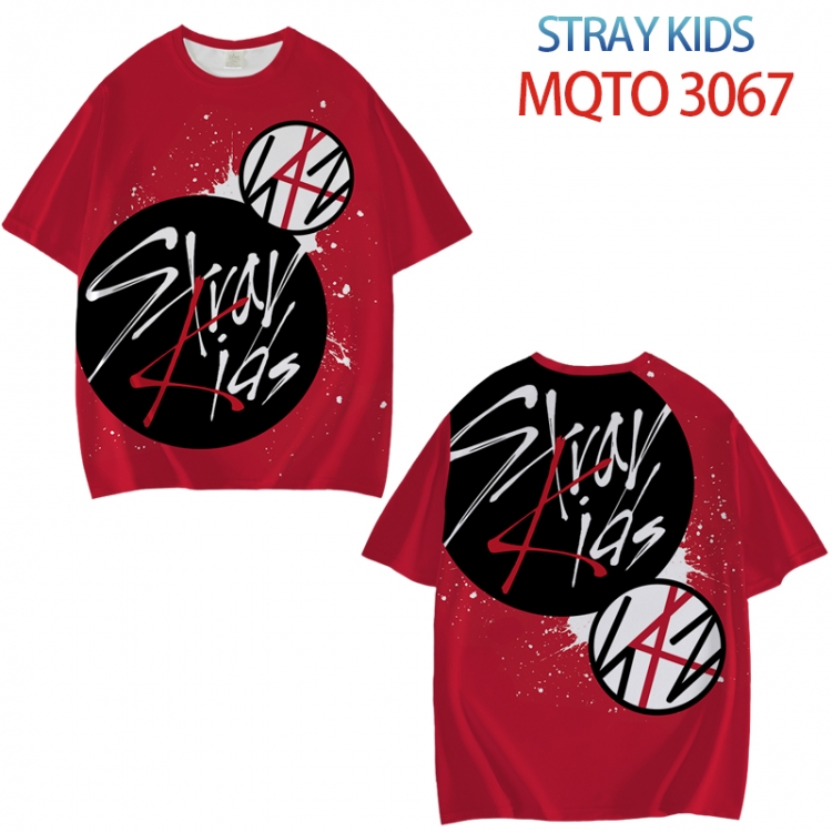 FullStraykids  color printed short sleeve T-shirt from XXS to 4XL MQTO-3067