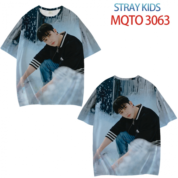 FullStraykids  color printed short sleeve T-shirt from XXS to 4XL MQTO-3063