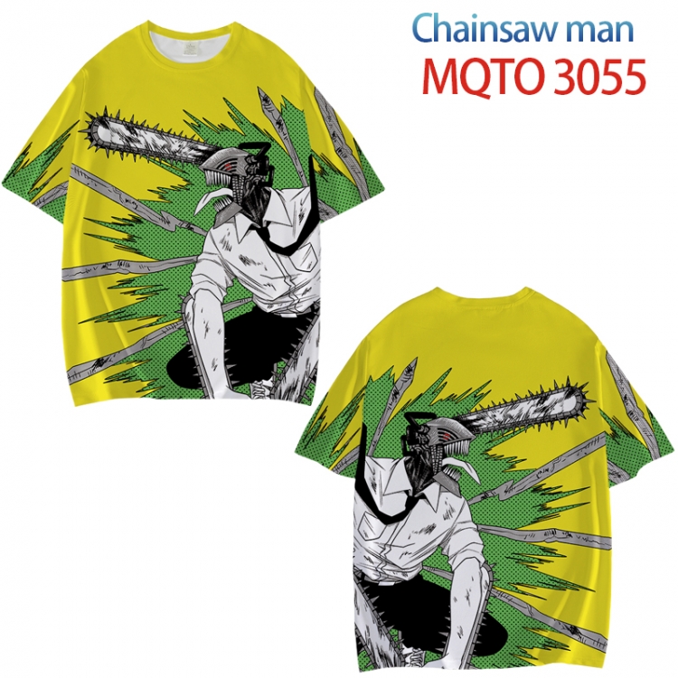 Chainsaw man Full color printed short sleeve T-shirt from XXS to 4XL MQTO-3055