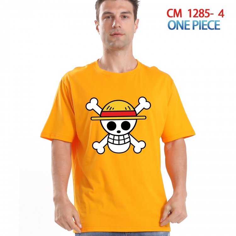 One Piece Printed short-sleeved cotton T-shirt from S to 4XL CM 1285 4
