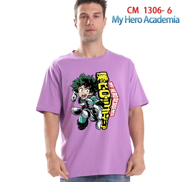 My Hero Academia Printed short-sleeved cotton T-shirt from S to 4XL CM 1306 6