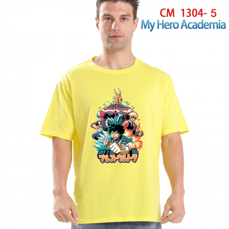 My Hero Academia Printed short-sleeved cotton T-shirt from S to 4XL CM 1304 5