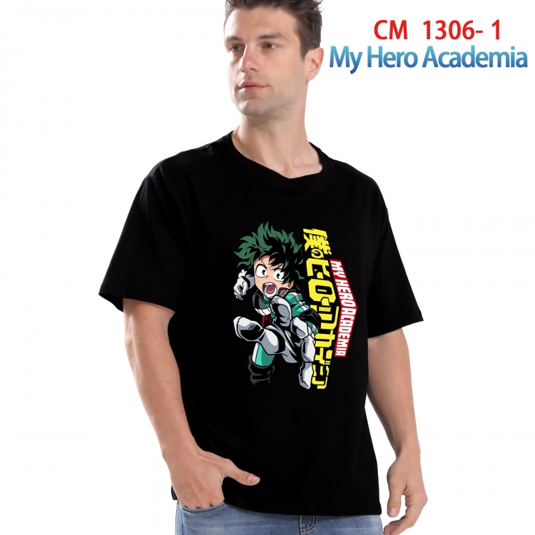 My Hero Academia Printed short-sleeved cotton T-shirt from S to 4XL CM 1306 1