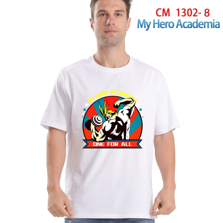 My Hero Academia Printed short-sleeved cotton T-shirt from S to 4XL CM 1302 8