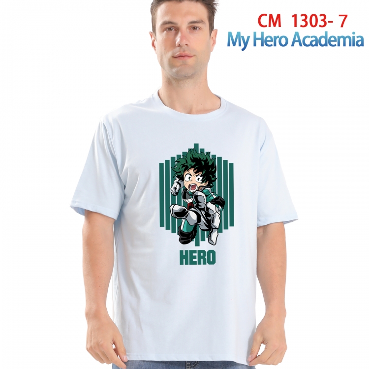 My Hero Academia Printed short-sleeved cotton T-shirt from S to 4XL  CM 1303 7