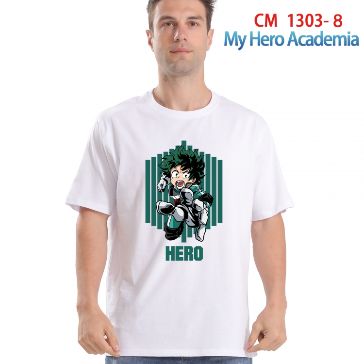 My Hero Academia Printed short-sleeved cotton T-shirt from S to 4XL CM 1303 8