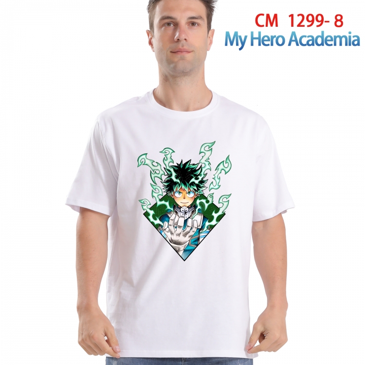 My Hero Academia Printed short-sleeved cotton T-shirt from S to 4XL CM 1299 8