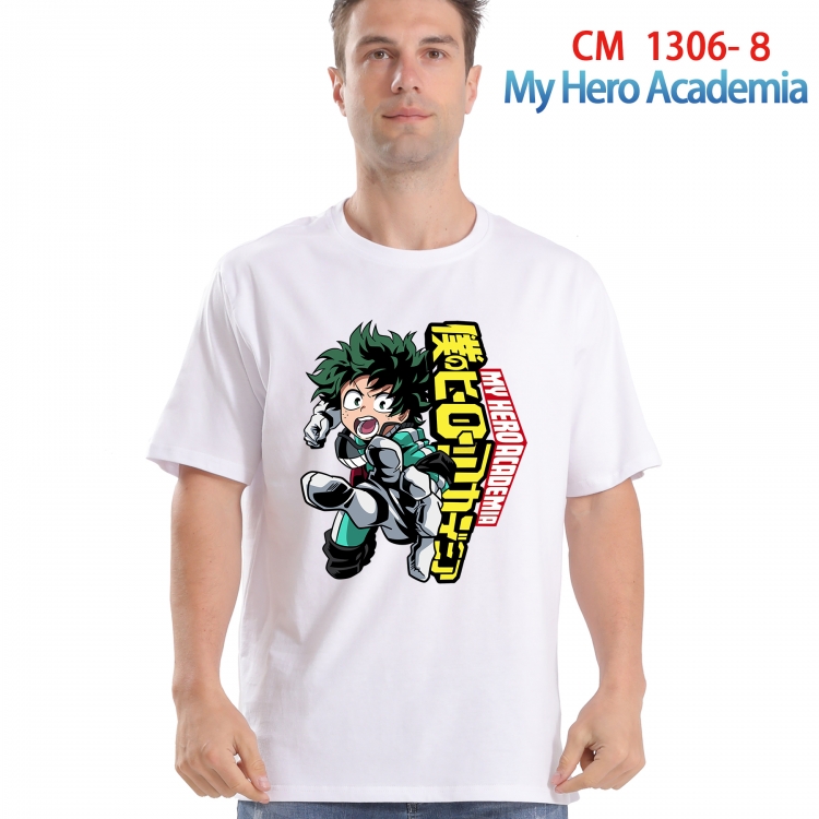 My Hero Academia Printed short-sleeved cotton T-shirt from S to 4XL CM 1306 8