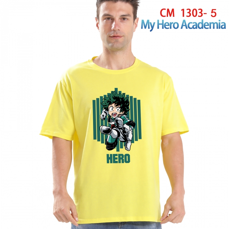 My Hero Academia Printed short-sleeved cotton T-shirt from S to 4XL CM 1303 5
