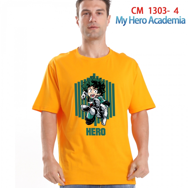 My Hero Academia Printed short-sleeved cotton T-shirt from S to 4XL CM 1303 4