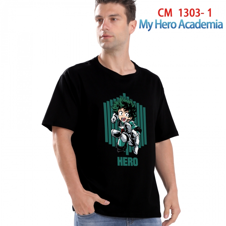 My Hero Academia Printed short-sleeved cotton T-shirt from S to 4XL CM 1303 1