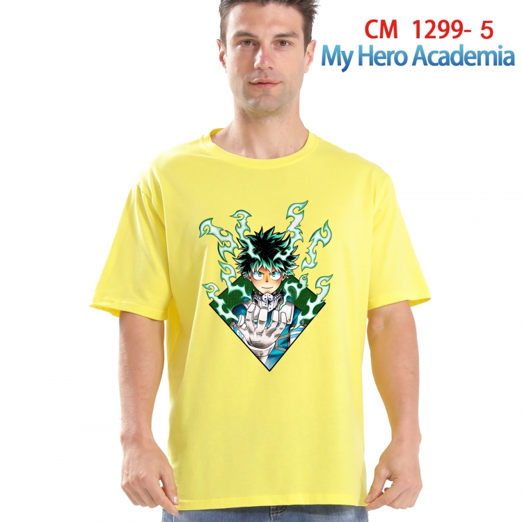 My Hero Academia Printed short-sleeved cotton T-shirt from S to 4XL CM 1299 5