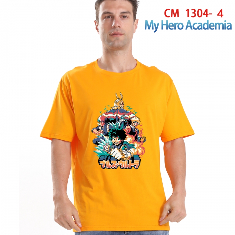 My Hero Academia Printed short-sleeved cotton T-shirt from S to 4XL CM 1304 4