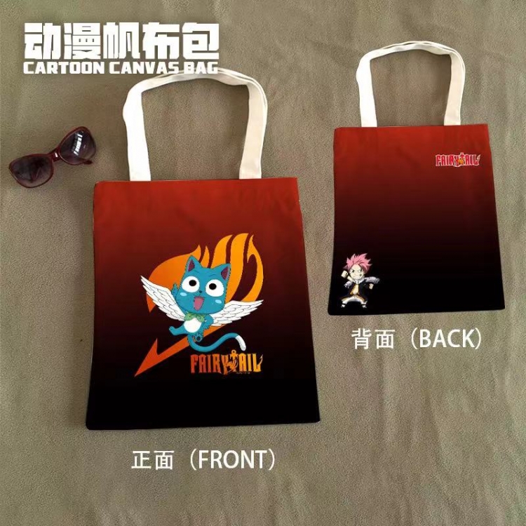 Fairy tail Anime Canvas Bag Shoulder Shopping Bag 33x37cm
