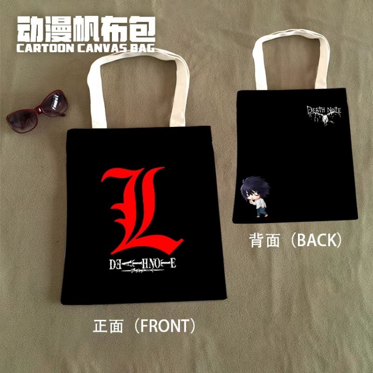 Death note Anime Canvas Bag Shoulder Shopping Bag 33x37cm