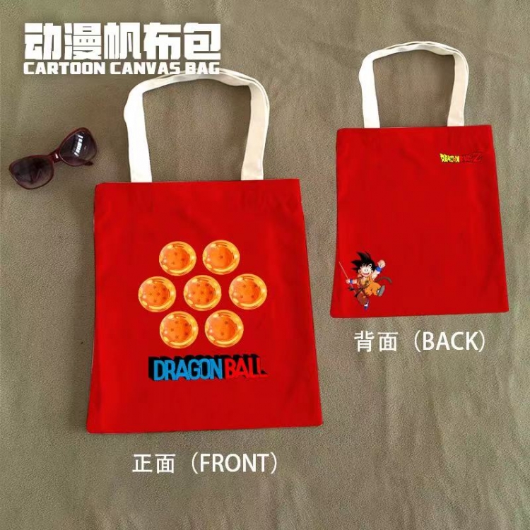 DRAGON BALL Anime Canvas Bag Shoulder Shopping Bag 33x37cm