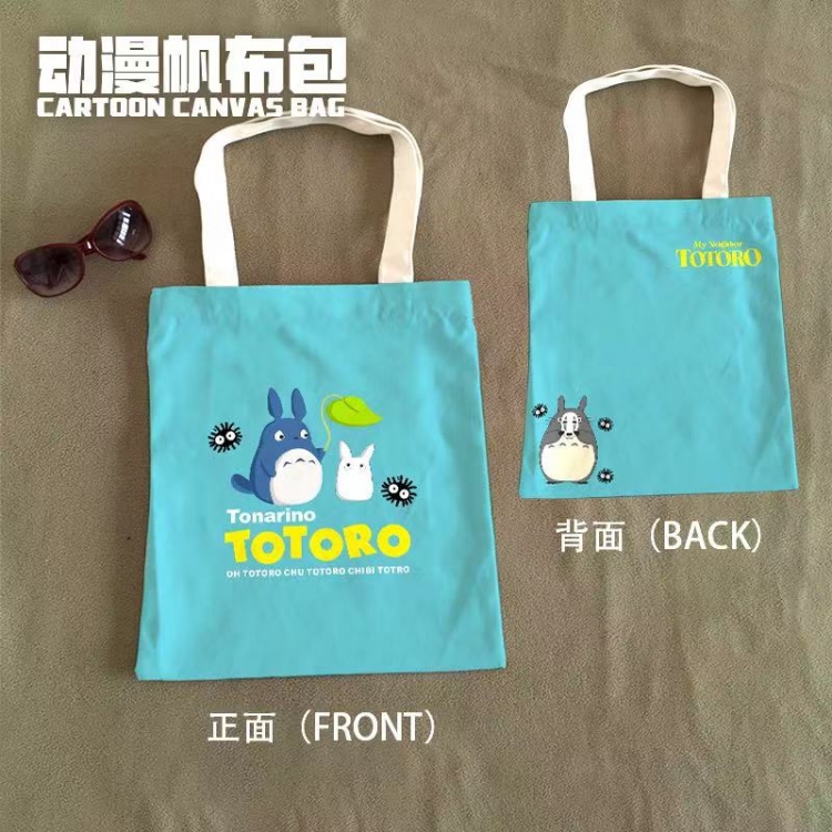 TOTORO Anime Canvas Bag Shoulder Shopping Bag 33x37cm